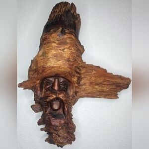 Wells Hand Carved Mountain Man Folk Art